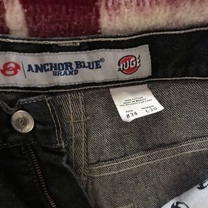 Vintage Anchor Blue Huge Black Mens 34/30 Jeans